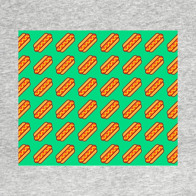 Hot Dog Pattern by timegraf